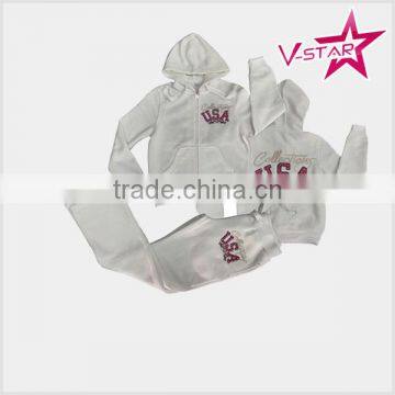 Ladies nice design cheap jogging suits