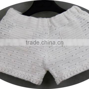 Manufacturer Made Lady's Cotton Crochet Summer Beach Short Casual Style photo-3