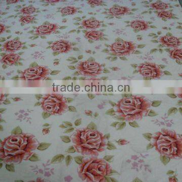 flower printed coral fleece blanket