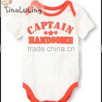 fashion new baby captain American letter printed rompers baby jumpsuits infant clothes