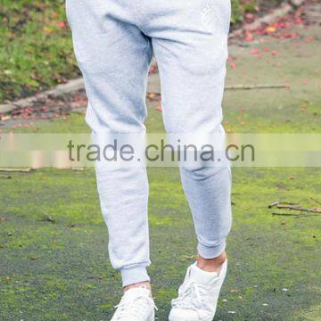 Mens Grey Jogger Pants Tapered Joggers Fitness Wear Slim Fit Jogger Pants Tracksuit Bottoms Cotton Polyester Spandex Gym Pants