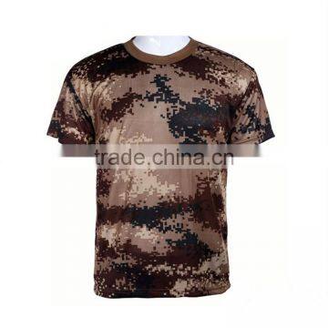 Summer Quick Dry Knit Short Sleeves Camouflage Military Training T-Shirts photo-4