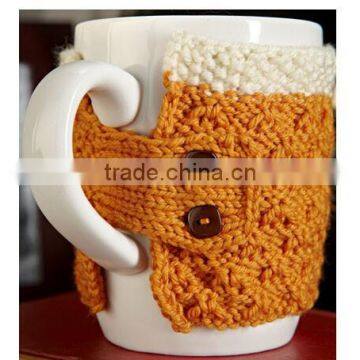 2015 Hand Knit Sock Coffee Cup Cozy