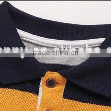 Chinese Wholesale High Quality Strip Pique Kids Polo Shirts Wholesale photo-4