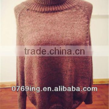 Womens knitted machine sweater,Ladies knitting machine cotton sweater