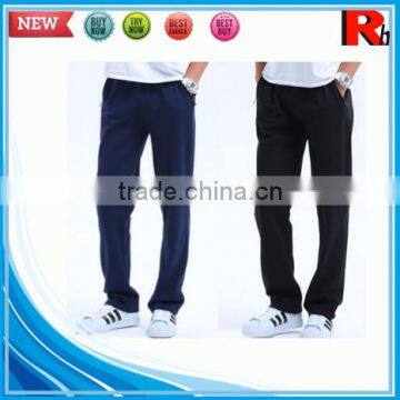 China 100% Cotton Cheap Cool Mens Jogger Sweat Pants Men Cotton Trousers With Zips photo-4