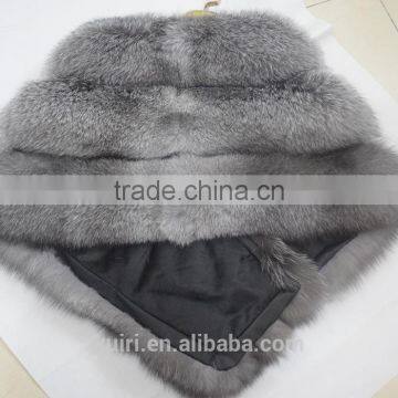 High-grade Winer Women Fur Coat Real Sliver FOX Fur Wrap photo-6