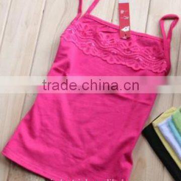 Women Lace Spaghetti Strap Tank Top Tshirt photo-5