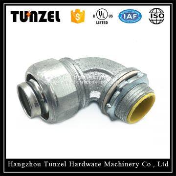 Liquid Tight 90 Degree Malleable Flexible Conduit Connector photo-3