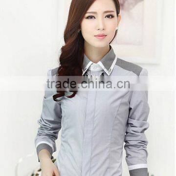 Wholesale EXW Price Ladies Blouses and Tops Ladies Formal Shirts Patterns photo-6