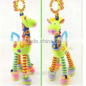 Baby Crib Stroller Rattle Plush Toy Plush Newborn Baby Hanging Ring Bell for Bed photo-4