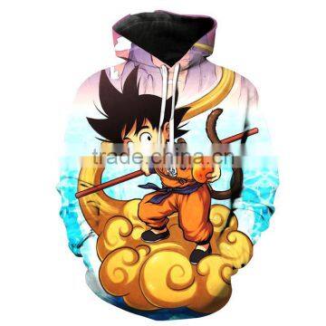 2017 Fashion-Plus Men's Hoodies Long Sleeve Printed 3D Contemplative Man Galaxy Sweatshirt M-6XL plus size