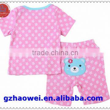 Baby Children clothing set, t-shirts girls boys t shirt+pants undershirt Shorts,kids pajama set