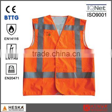 High visibility flame retardant safety vest hivis fr vest