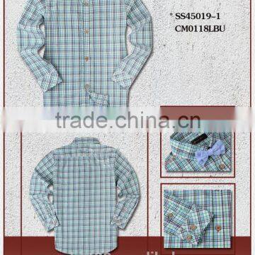 Designer Collection of Dots Check Kid Shirt Children Shirt photo-5