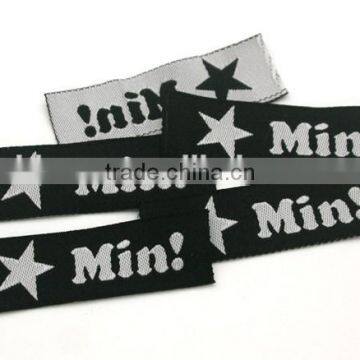 Customized Garment Shoe Labels/woven Labels/main Label/embroidered Tag Straight Cut WSC-001 photo-5