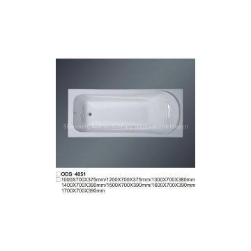 Ordinary Acrylic Bathtub Plastic Bathtub photo-2