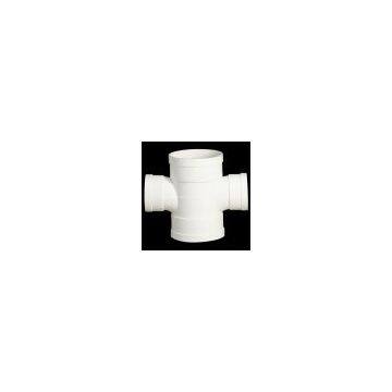 upvc drainage pipes fittings downstream cross joint reducing