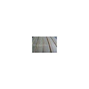 0.5 mm Anegre Quarter Cut Veneer For Plywood , Without Figure