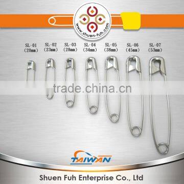 Carbon steel safety pin