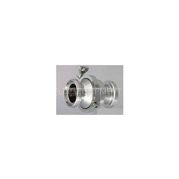 Polished SS Threaded End Sanitary Check Valve For Dairy Milk Pharmaceutical