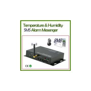Temperature & Humidity data logger with SMS Alarm Messenger
