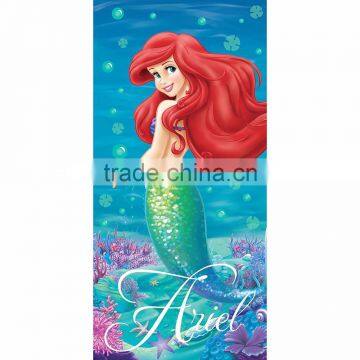 Little Mermaid Ariel Soft Cotton 28" x 58" Bath, Pool, Beach Towel