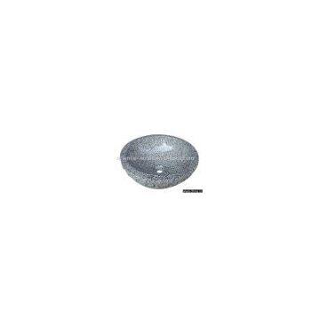 Grey granite sink, Round stone sink, Grey stone sink
