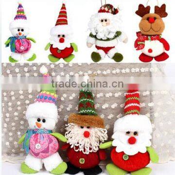 Christmas decorations supplies pendant Christmas tree hang small plush pendant Christmas gifts