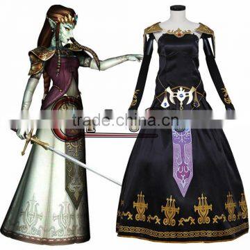 Game Legend of Zelda Twilight Princess's Dress for Adult Women Cosplay Costume Custom Made