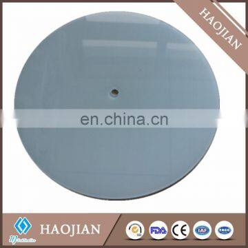 blank glass clock, white sublimation coating, tempered glass