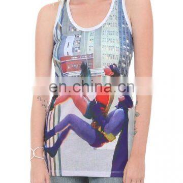 2015 Hot Sale Sublimated Tank Top Women