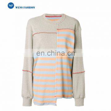 Women's Stripes Loose Designs Sweater Knitted Sweater For Women