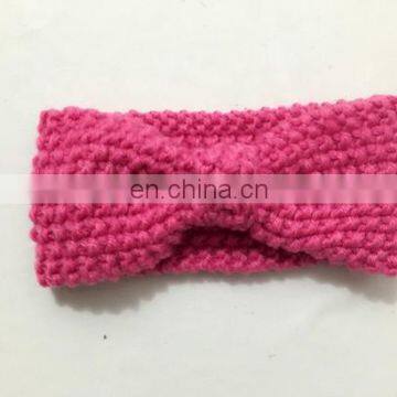 Baby Crochet Headband Topknot Baby Turban Headwrap Twisted Headband For Hair Accessory