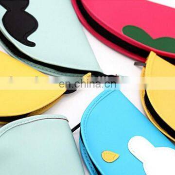 Creative Good Quality Cartoon Figure pu Pencil Bag