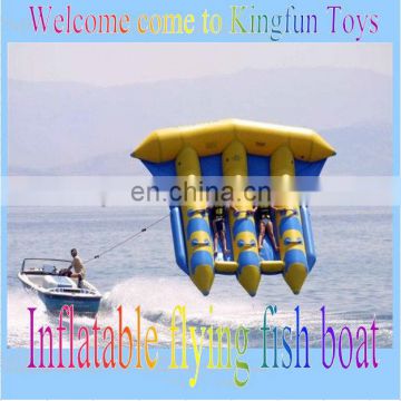 Inflatable flying fish boat aqua toys