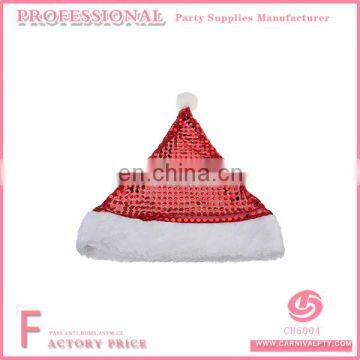 Flashing Santa Claus Hat with Pompom