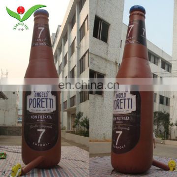 Giant beer advertising promotion Decoration inflatable bottle