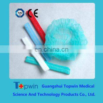 white green blue and red disposable non-woven strip cap