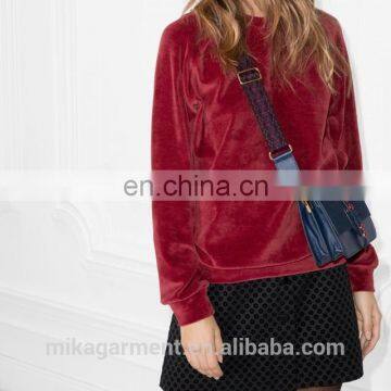 MIKA4198 Wholesale Womens Fleece Pullover