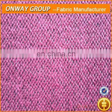 Onway Textile hatchi double color backside brushed polyester sweater fabric