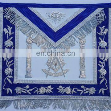 Masonic Apron Deluxe Past Master Pillars Freemason