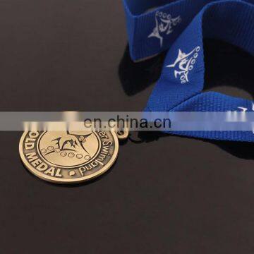 Custom Swimming Match Gold Metal photo-4