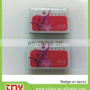 Free Samples Cheap Customized Tin Badge Epoxy Tin Badge photo-2