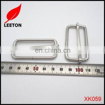 Factory supply custom 50mm metal slider bag buckle