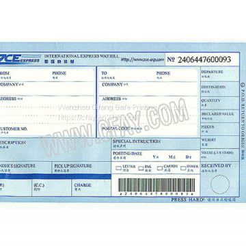 International express waybill wholesaler in China