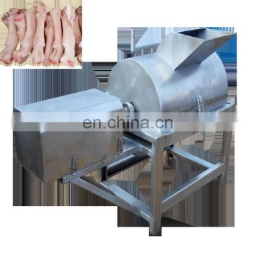 Sheep/goat unhairing machine of lamb butchery slaughter line