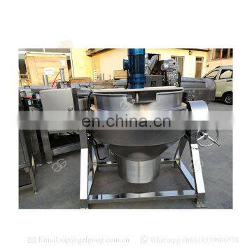 Automatic Steam Kettle Planetary Double Jacketed Cooking Mixer photo-6