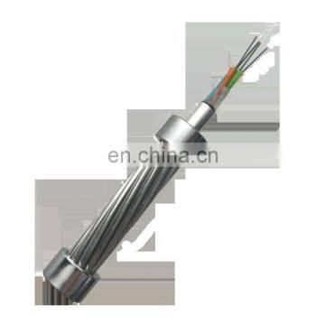 OPGW 12 16 24 32 36 48 72 Core Fibers G652D Single Mode Fiber Optical Cable For Aerial Overhead Ground Wire Cable photo-5
