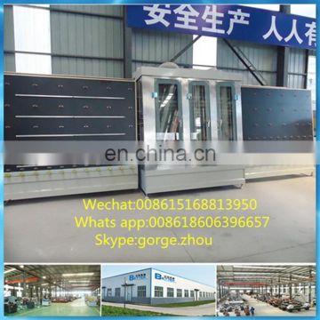 Glass washing machine for construction building use